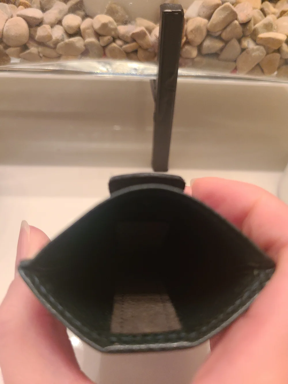 Authentic Louis Vuitton card holder in Taiga leather
